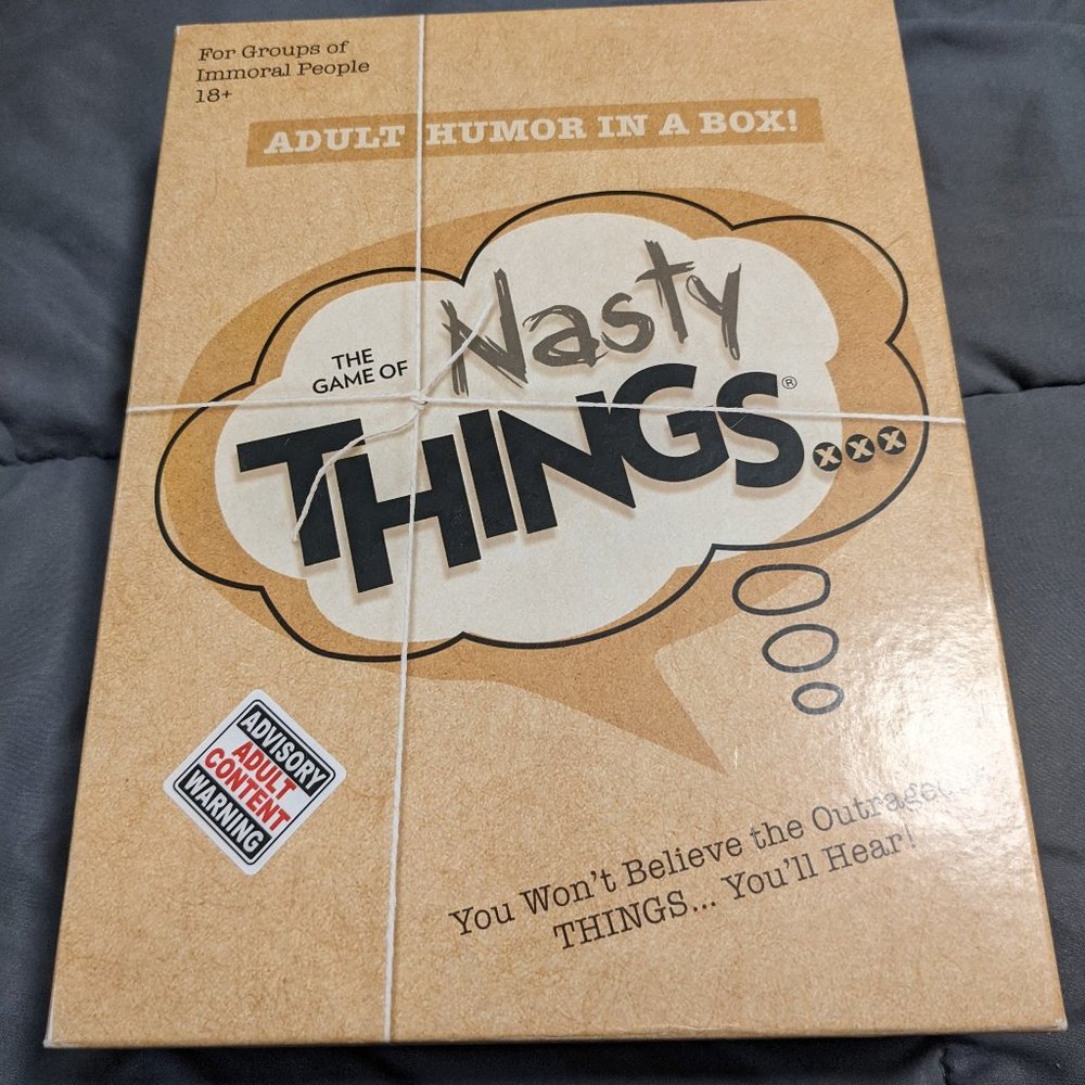 The Game of Nasty Things Board Game